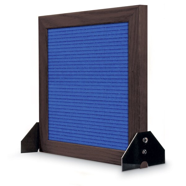 United Visual Products Indoor Enclosed Combo Board, 48"x36", Bronze Frame/Blue & Amethyst UVCB4836BZ-BLUE-AMETHY - main